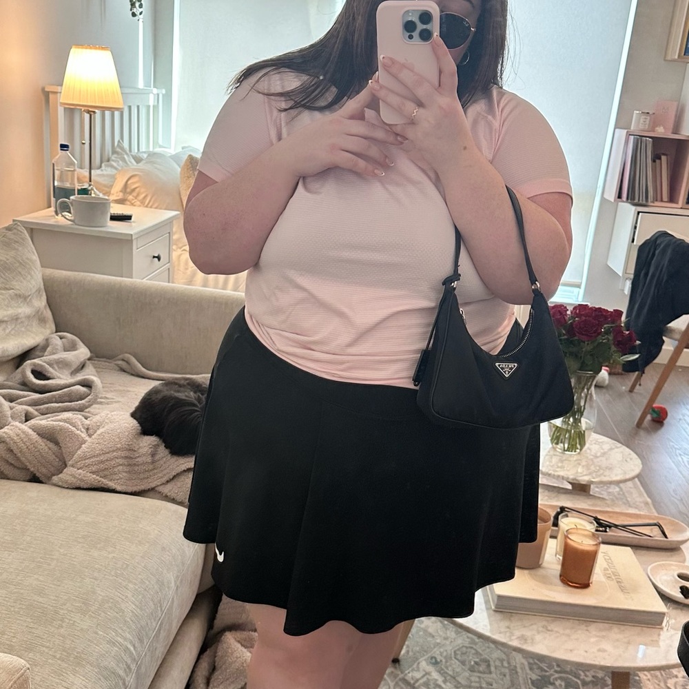 Nike black athletic tennis skirt, size 3X